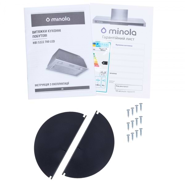 Фото - Вытяжка встраиваемая Minola HBI 5222 BL 700 LED