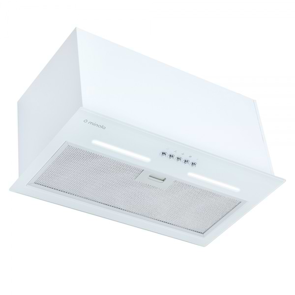 Фото - Вытяжка встраиваемая Minola HBI 5663 WH GLASS 1000 LED Line