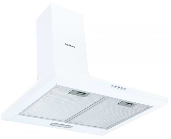 Фото - Вытяжка декоративная Minola HK 6714 WH 1100 LED Фото - Вытяжка декоративная Minola HK 6714 WH 1100 LED