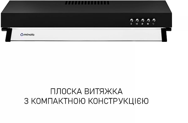 Фото - Вытяжка традиционная Minola HPL 522 BL