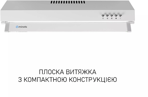 Фото - Вытяжка традиционная Minola HPL 622 WH