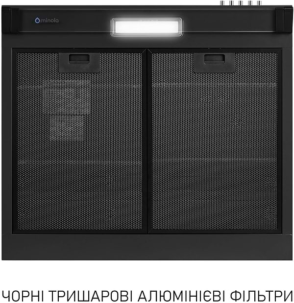 Фото - Витяжка традиційна Minola HPL 5200 BLF