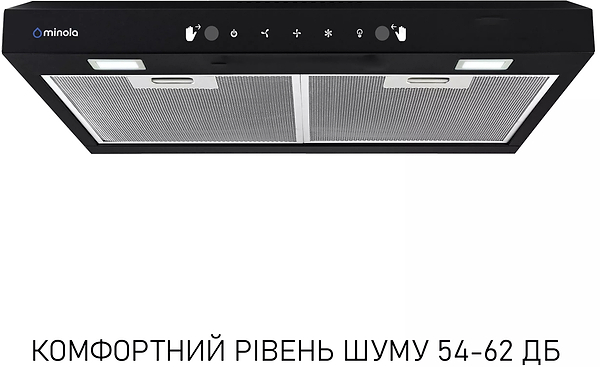 Фото - Витяжка традиційна Minola HPLS 512 BL