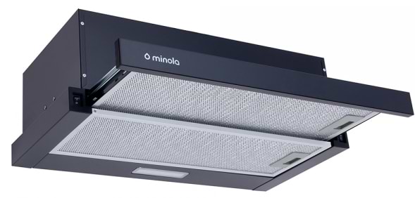 Витяжка вбудована Minola HTL 6214 BL 700 LED - Фото 1