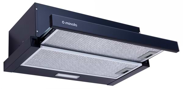 Фото - Витяжка вбудована Minola HTL 6234 BL 700 LED GLASS