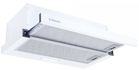Фото - Вытяжка встраиваемая Minola HTL 6234 WH 700 LED GLASS
