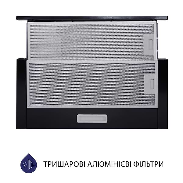 Фото - Вытяжка встраиваемая Minola HTL 6714 BL 1100 LED
