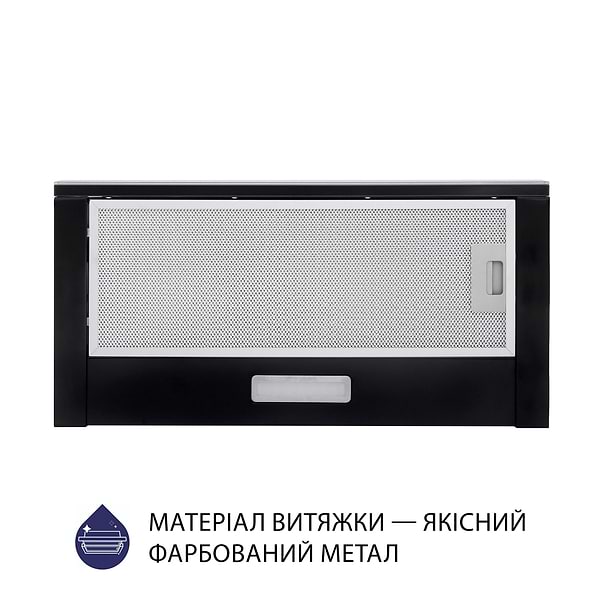 Фото - Витяжка вбудована Minola HTLS 6234 BL 700 LED GLASS