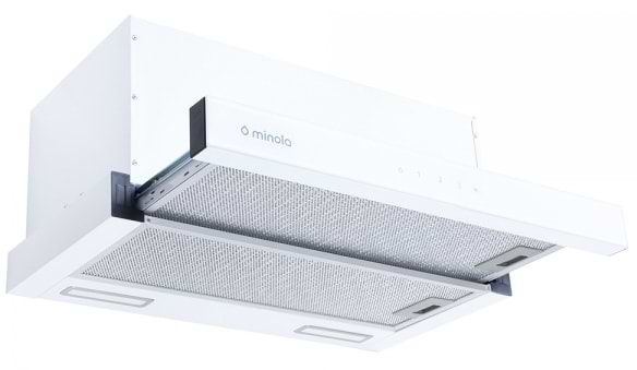 Вытяжка встраиваемая Minola HTLS 6735 WH 1100 LED - Фото 1