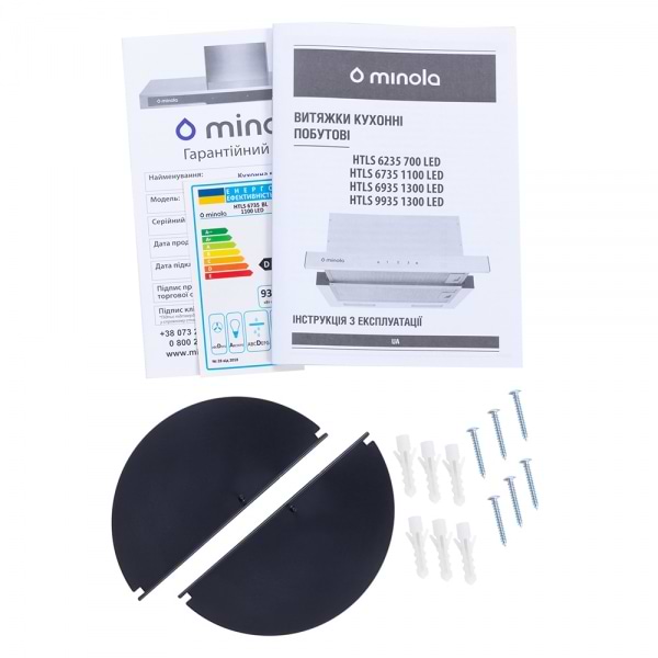 Фото - Вытяжка встраиваемая Minola HTLS 6935 BL 1300 LED