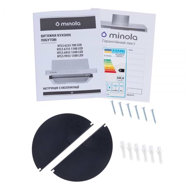 Фото - Вытяжка встраиваемая Minola HTLS 9935 BL 1300 LED