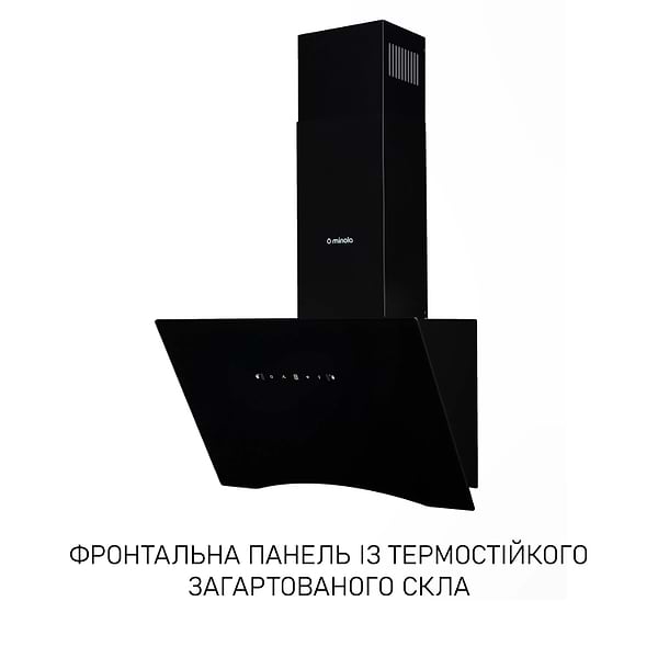 Фото - Витяжка декоративна Minola HVS 6612 BL 1000 LED