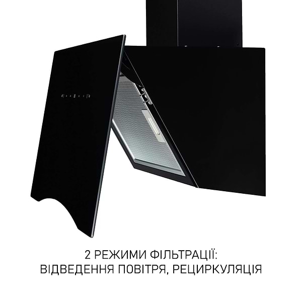 Фото - Витяжка декоративна Minola HVS 6612 BL 1000 LED