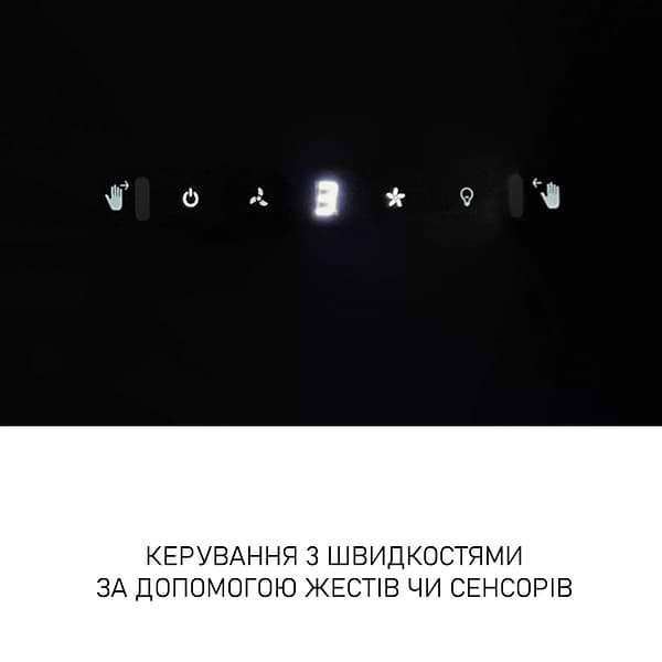 Фото - Витяжка декоративна Minola HVS 6612 BL 1000 LED