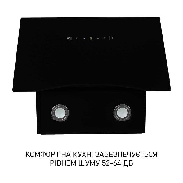 Фото - Витяжка декоративна Minola HVS 6612 BL 1000 LED