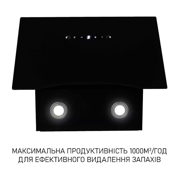 Фото - Витяжка декоративна Minola HVS 6612 BL 1000 LED
