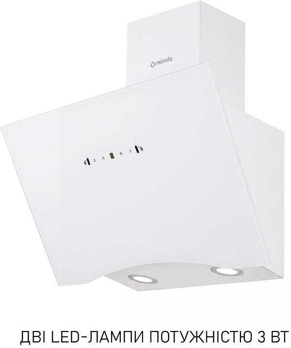 Фото - Вытяжка декоративная Minola HVS 6812 WH 1200 LED