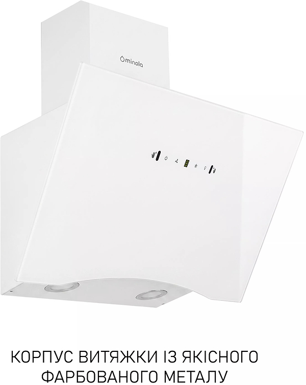 Фото - Вытяжка декоративная Minola HVS 6812 WH 1200 LED