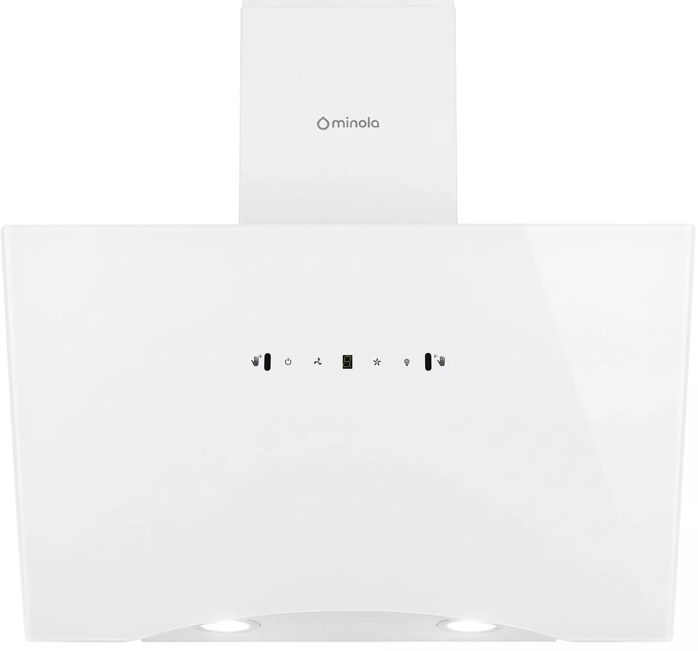 Вытяжка декоративная Minola HVS 6812 WH 1200 LED