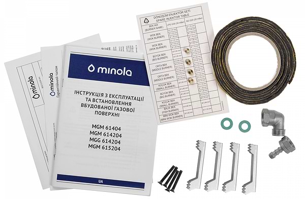 Фото - Варочная панель газовая Minola MGG 614204 BL
