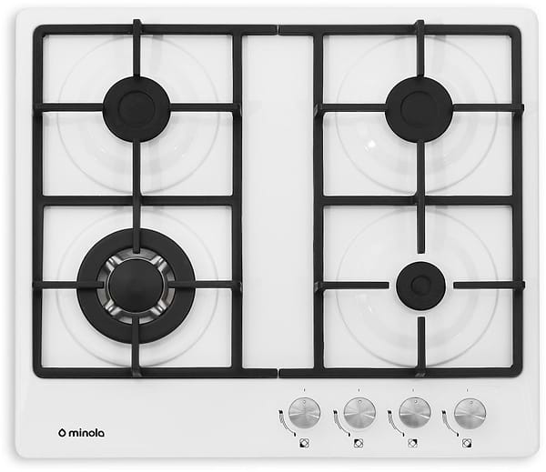Фото - Варильна поверхня газова Minola MGM 61221 WH Фото - Варильна поверхня газова Minola MGM 61221 WH