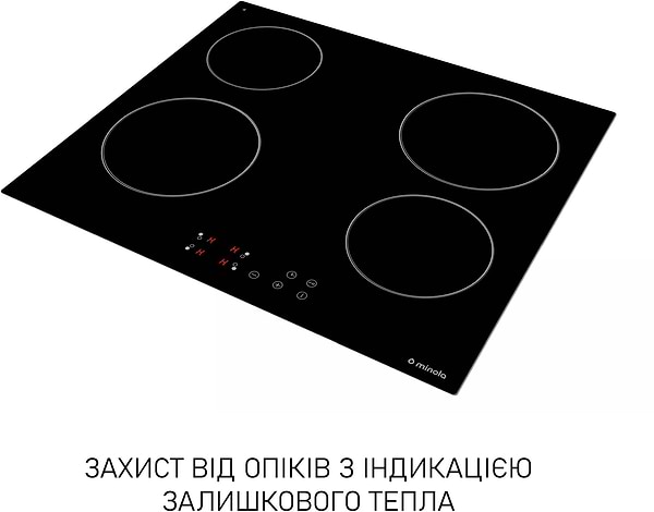 Фото - Варильна поверхня електрична Minola MVH 6034 KBL