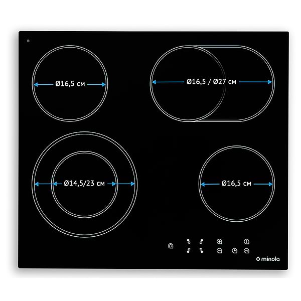 Фото - Варочная панель электрическая Minola MVH 6442 GBL