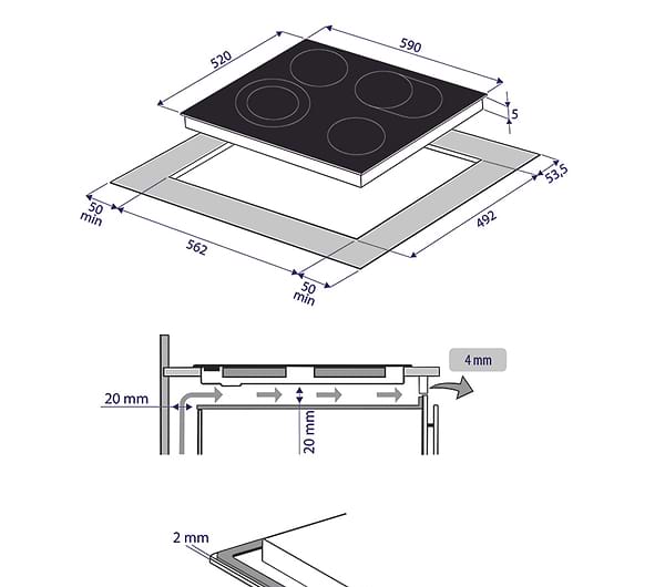 Фото - Варочная панель электрическая Minola MVH 6442 GBL