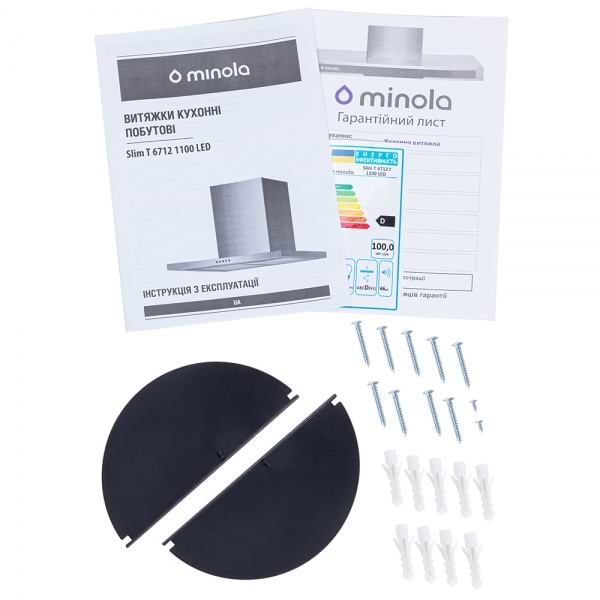 Фото - Витяжка декоративна Minola Slim T 6712 I 1100 LED