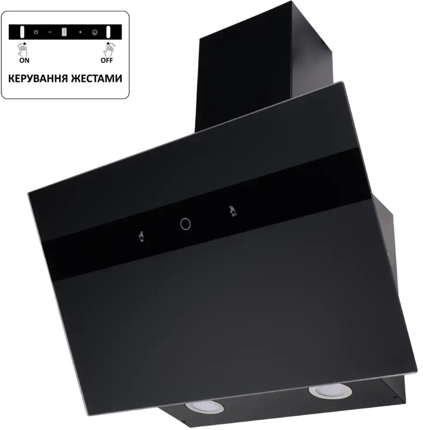 Витяжка декоративна Ventolux MIRROR 60 MBG (1000) TC MS - Фото 1