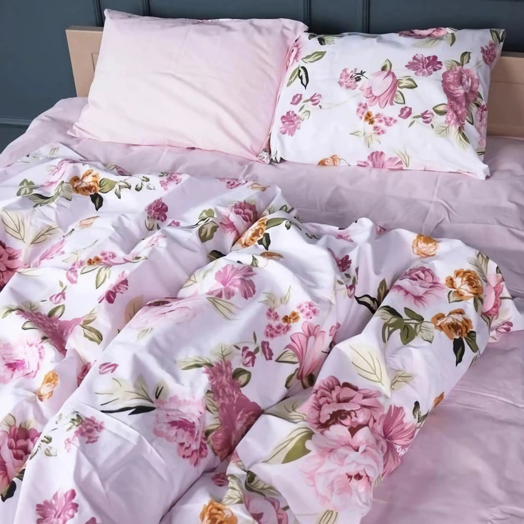 Комплект постільної білизни MirSon Бязь 17-0726 Peony Whisper 175х210 см (2200010772074)