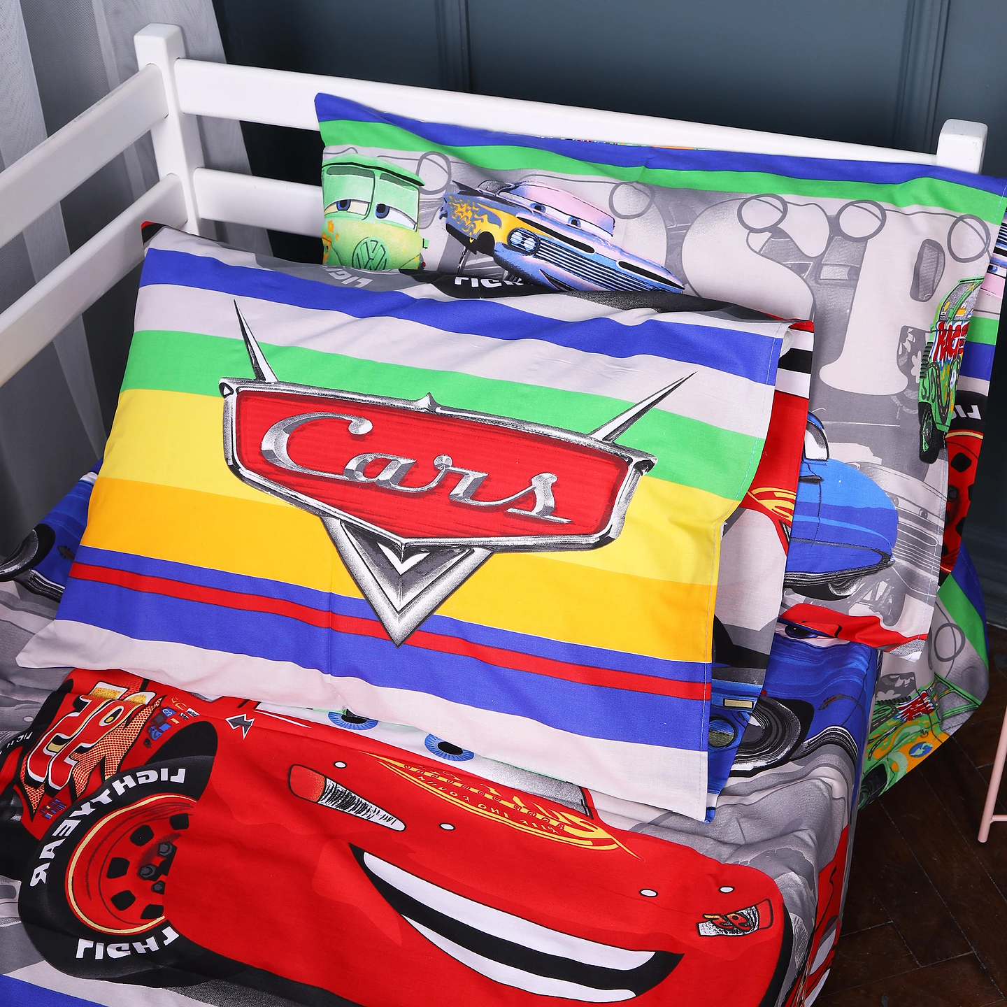 Наволочка MirSon 17-0779 McQueen's Racing Dreams gray Бязь 40х40 см (2200011257778)