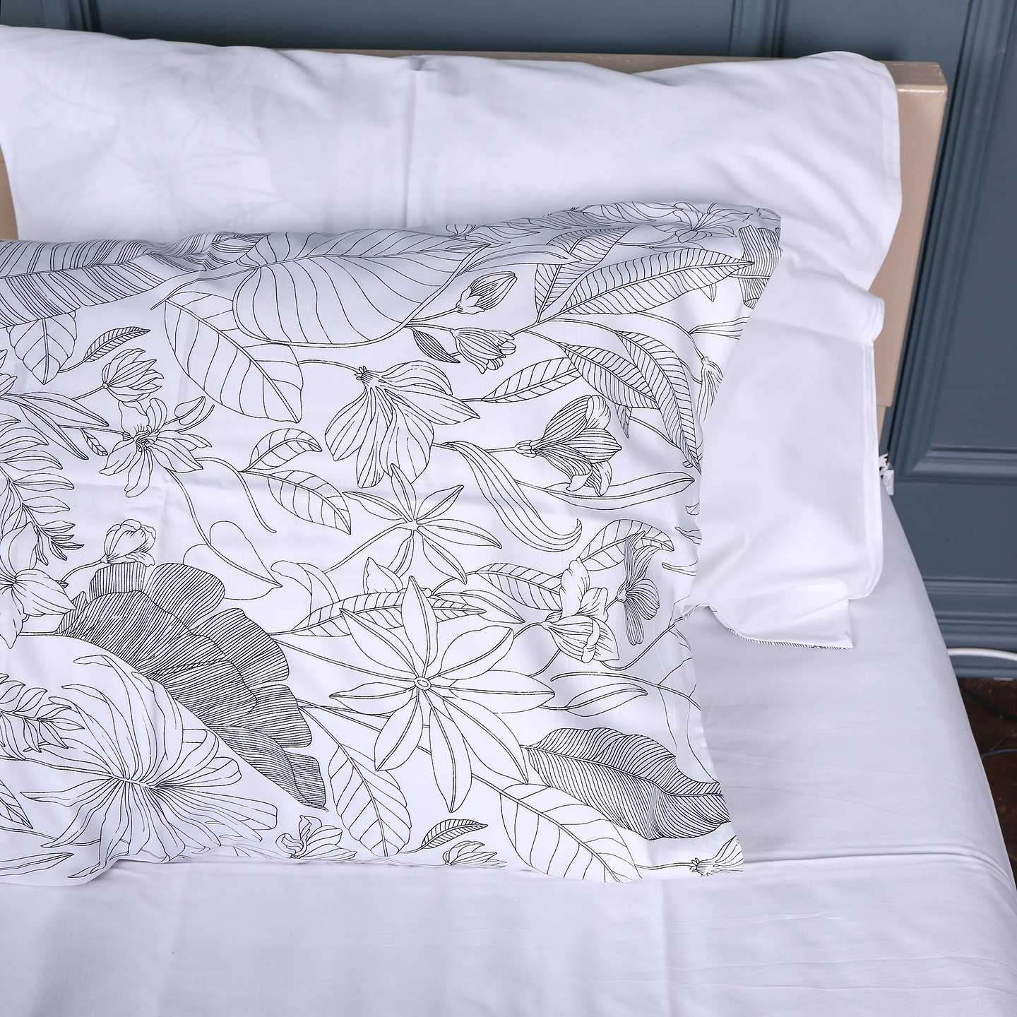 Наволочка MirSon 22-1427 Leafsong white 40х40 см (2200011246758)
