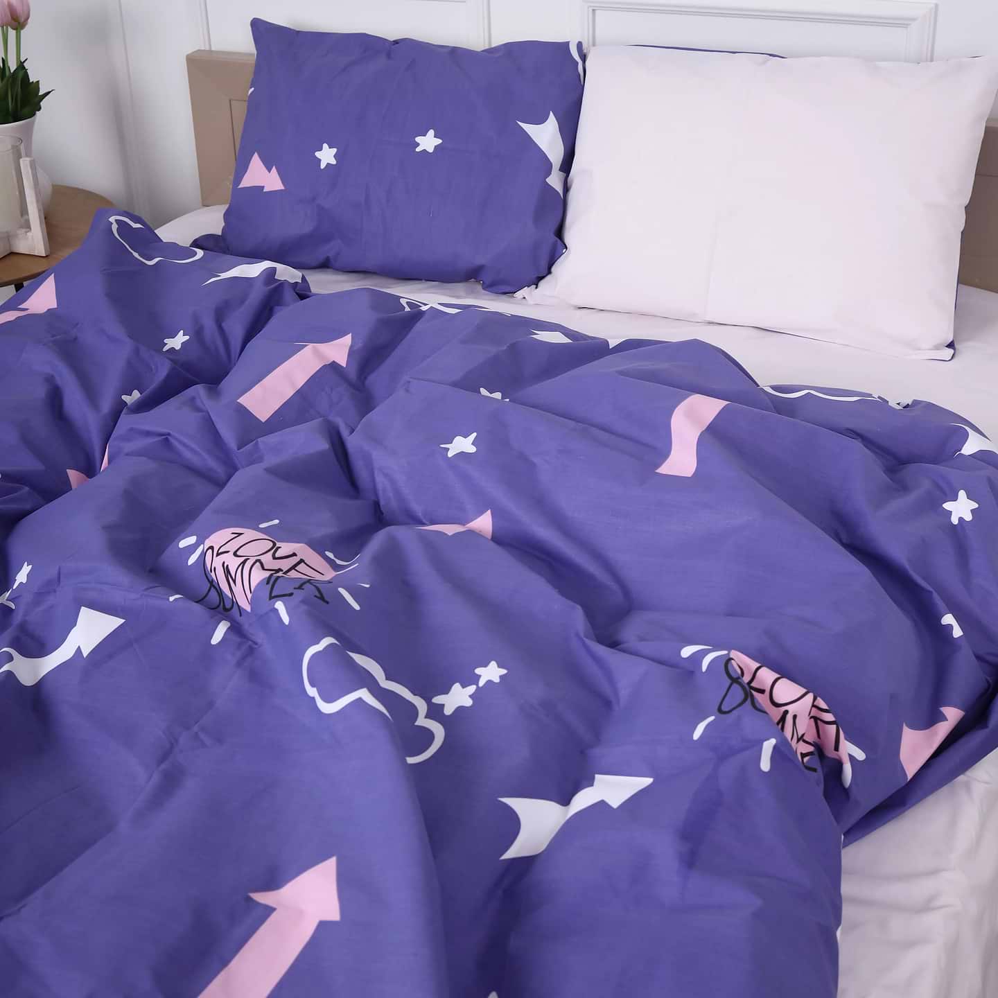 Комплект постільної білизни MirSon King Size 220х240 Nina2 №137 Ranforce Elite (2200008482022)