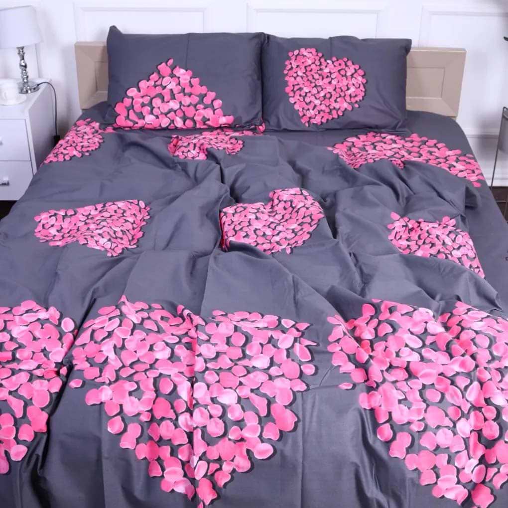 Комплект постельного белья детский MirSon Сатин 22-1290-1 Heart of flowers 110х140 (2200004110172)