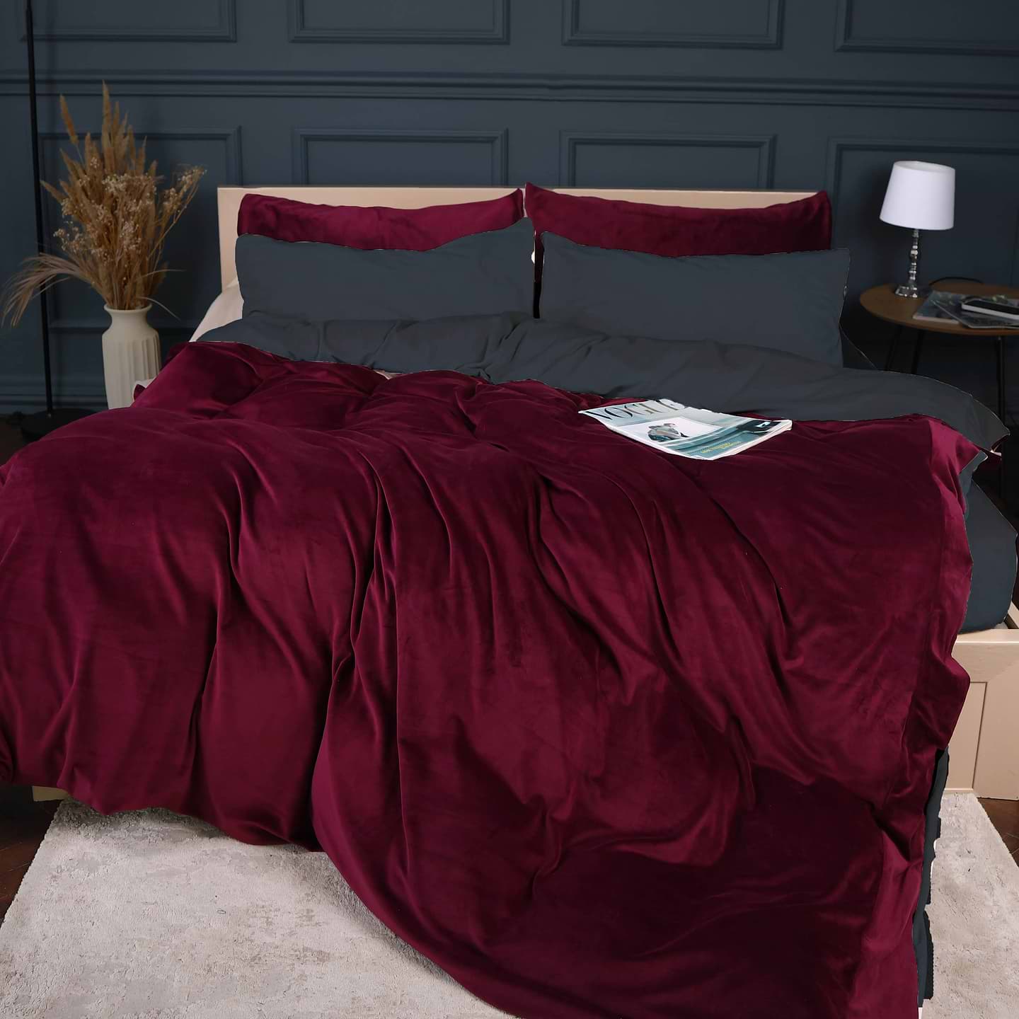 Комплект постільної білизни MirSon Велюр Winter Frost 28-0005 + 28-0002 Azalea Velvet 2х160х220 (2200004006666)