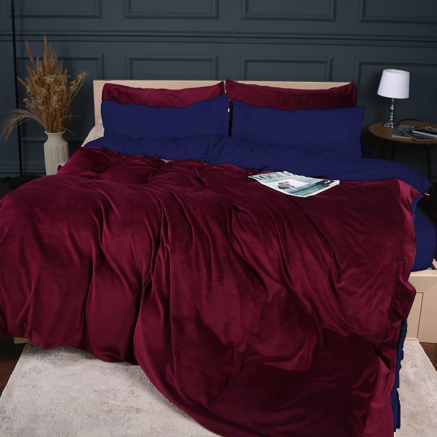 Комплект постільної білизни MirSon Велюр Winter Frost 28-0006 + 28-0002 Primula Velvet 2х160х220 (2200004007069)