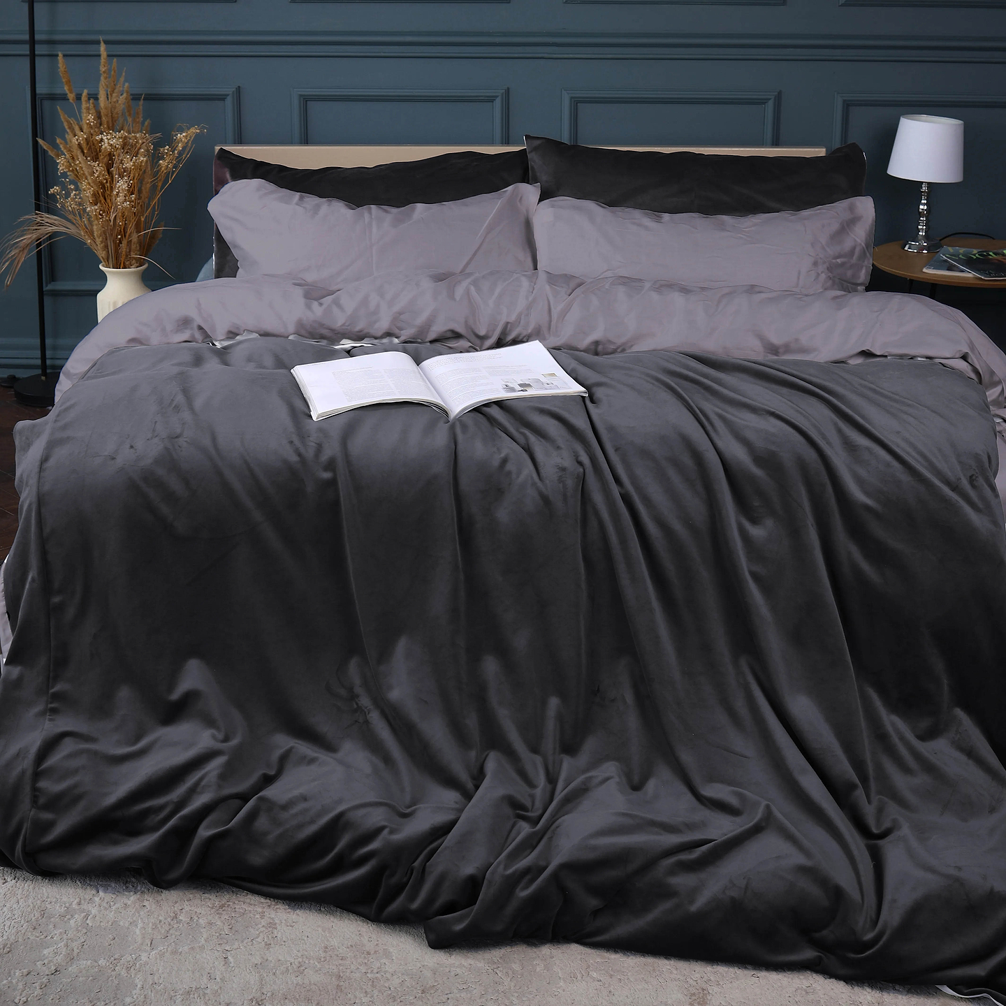 Комплект постільної білизни MirSon Велюр Winter Delicate 28-0098 Fusto 2х160х220 (2200004047669)