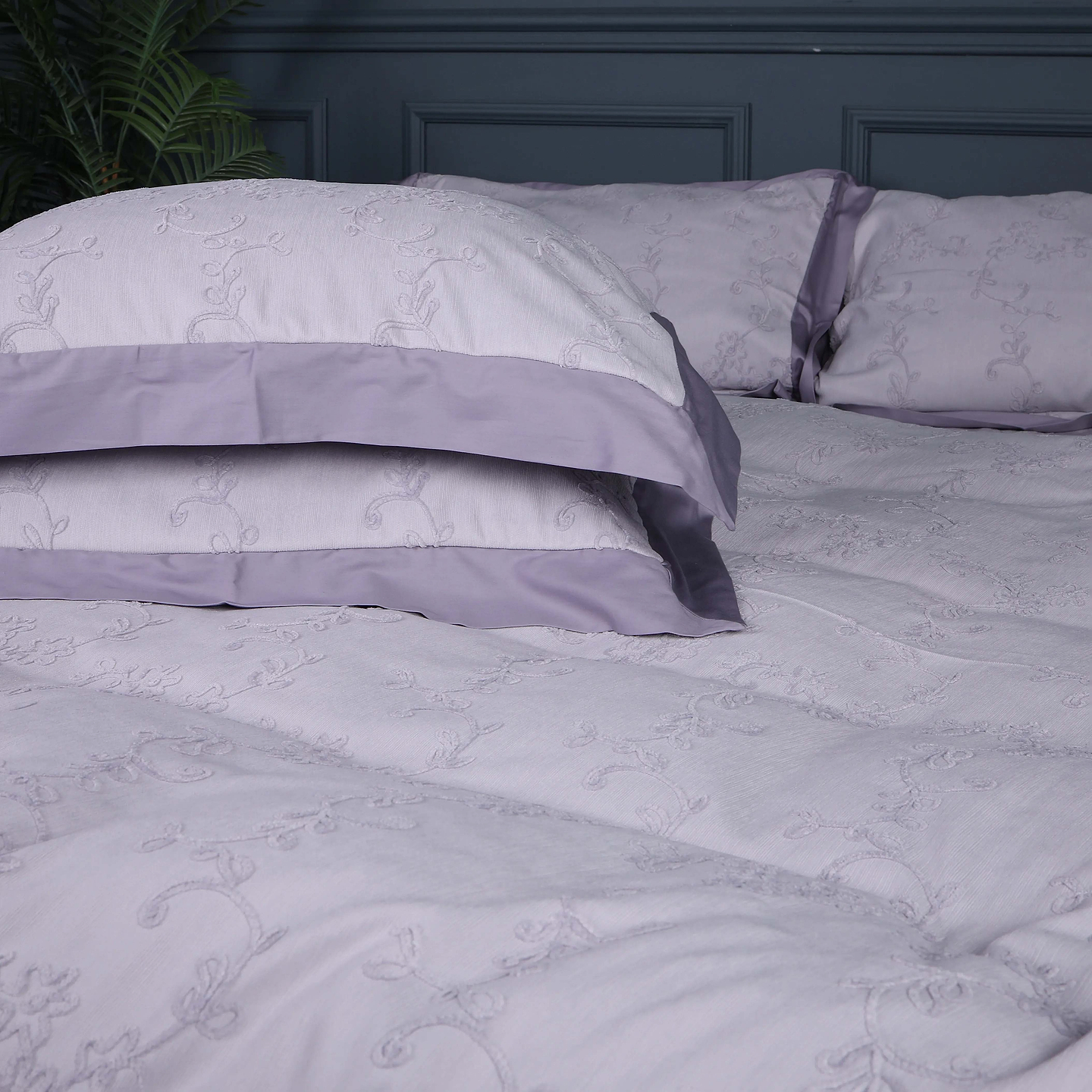 Комплект постельного белья MirSon Pique Cotton Gray depth 160х220х2 (2200006536864)