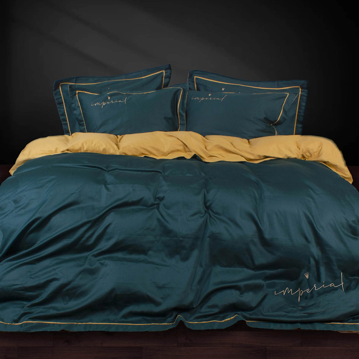 Комплект постельного белья MirSon Сатин Imperial Satin Messina 2x160x220 см (2200007179121)
