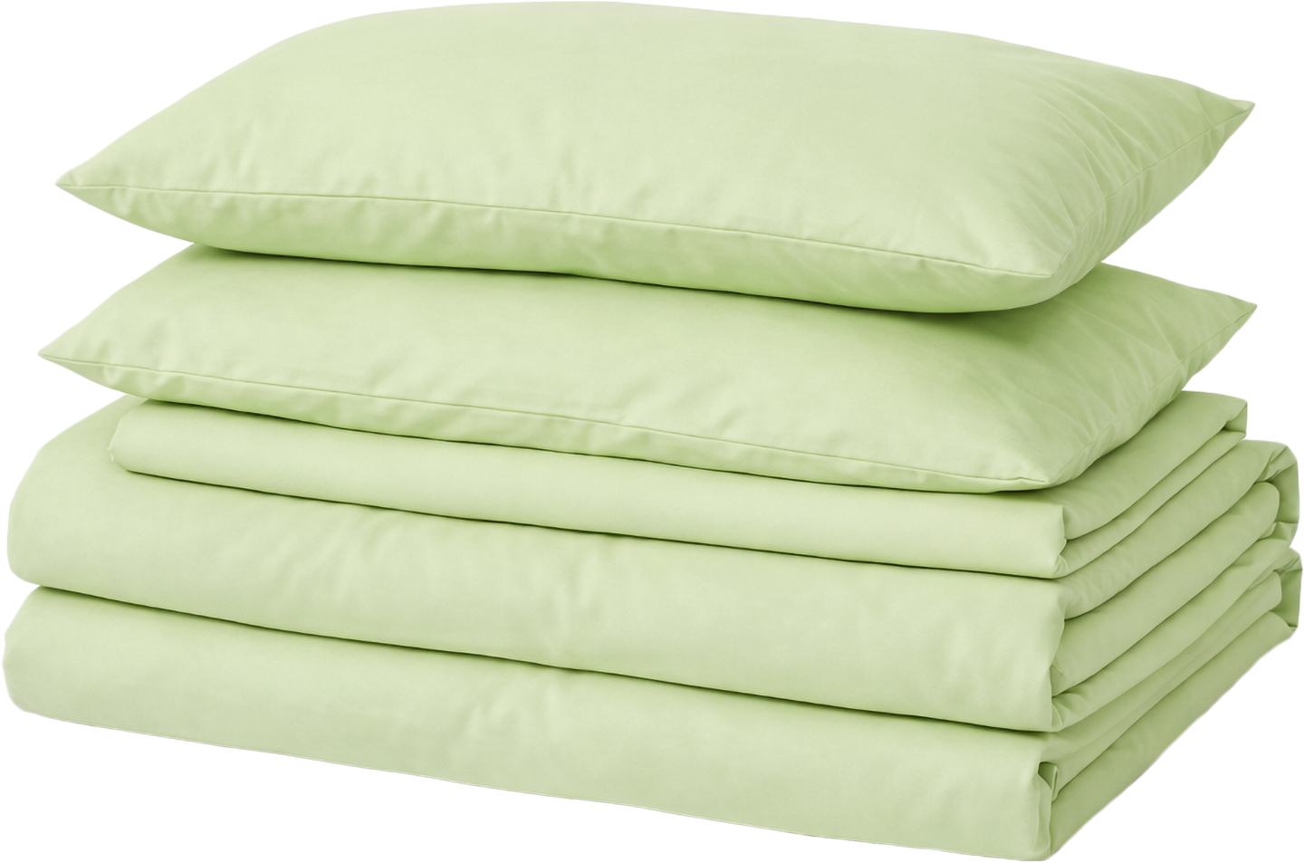 Комплект постільної білизни MirSon №12-0525 Luminary Green Mikrosatin Premium Однотонний 2 x 160 x 220 см (2200007228515)