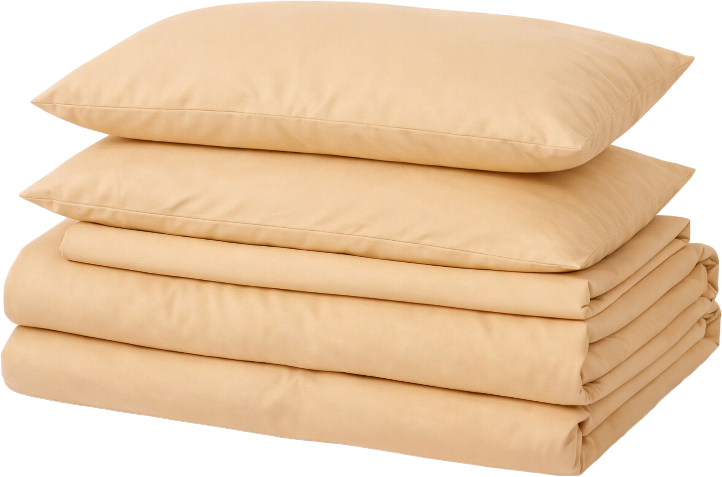 Комплект постільної білизни MirSon №12-0712 Vanila Mikrosatin Premium Однотонний 2 x 160 x 220 см (2200007229116)