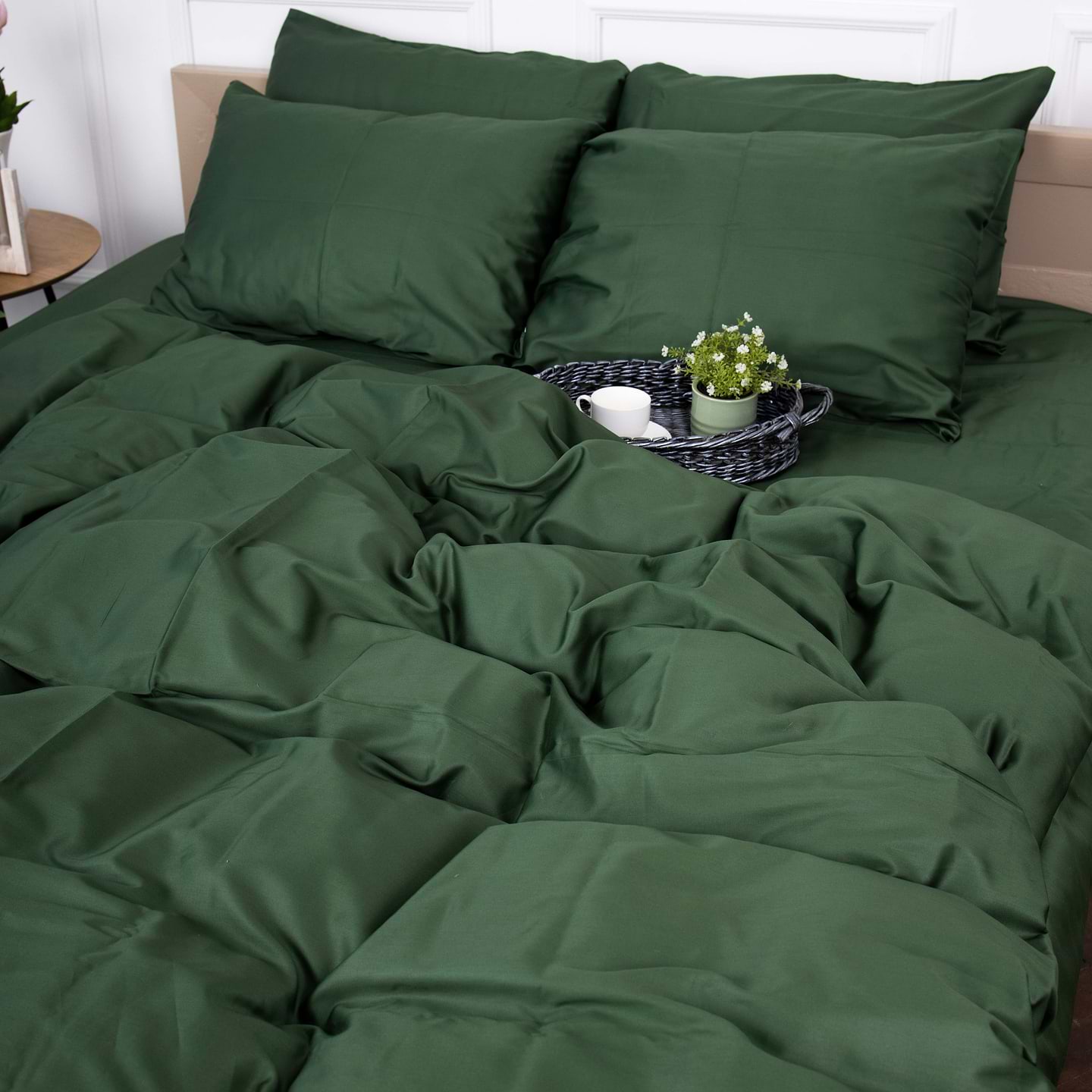 Комплект постільної білизни дитячий MirSon Royal Soft 0844 Green Olive 110x140 (2200008069360)