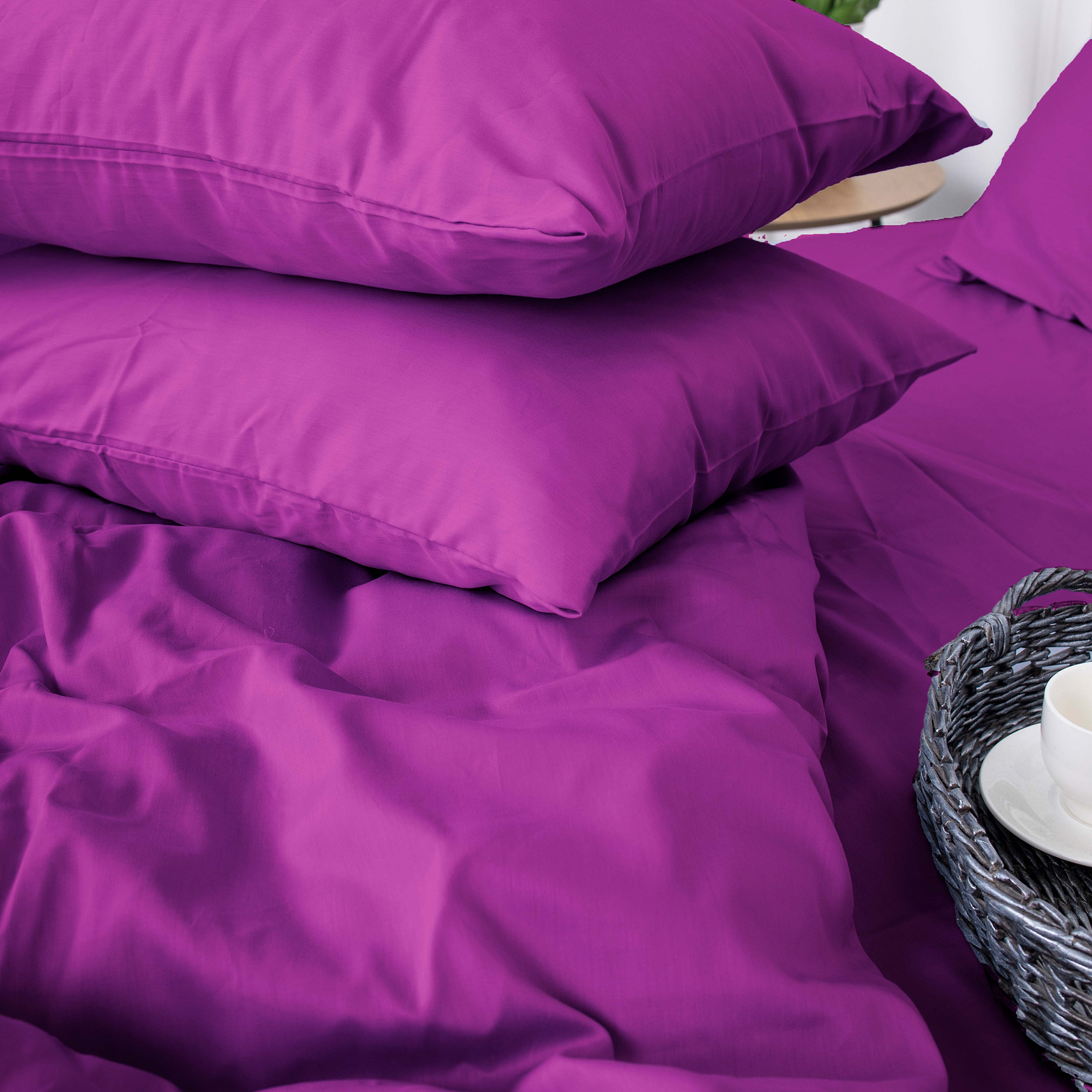 Комплект постельного белья MirSon Royal Soft 0846 Lilac 2x143x210 (2200008069513)