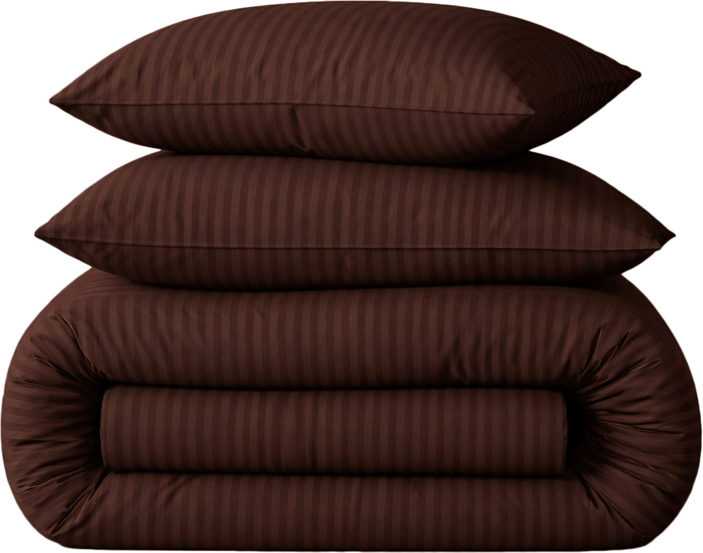 Комплект постельного белья MirSon Ranforce Elite 17-0617 Stripe Brown 2x160x220 см (2200008202514)