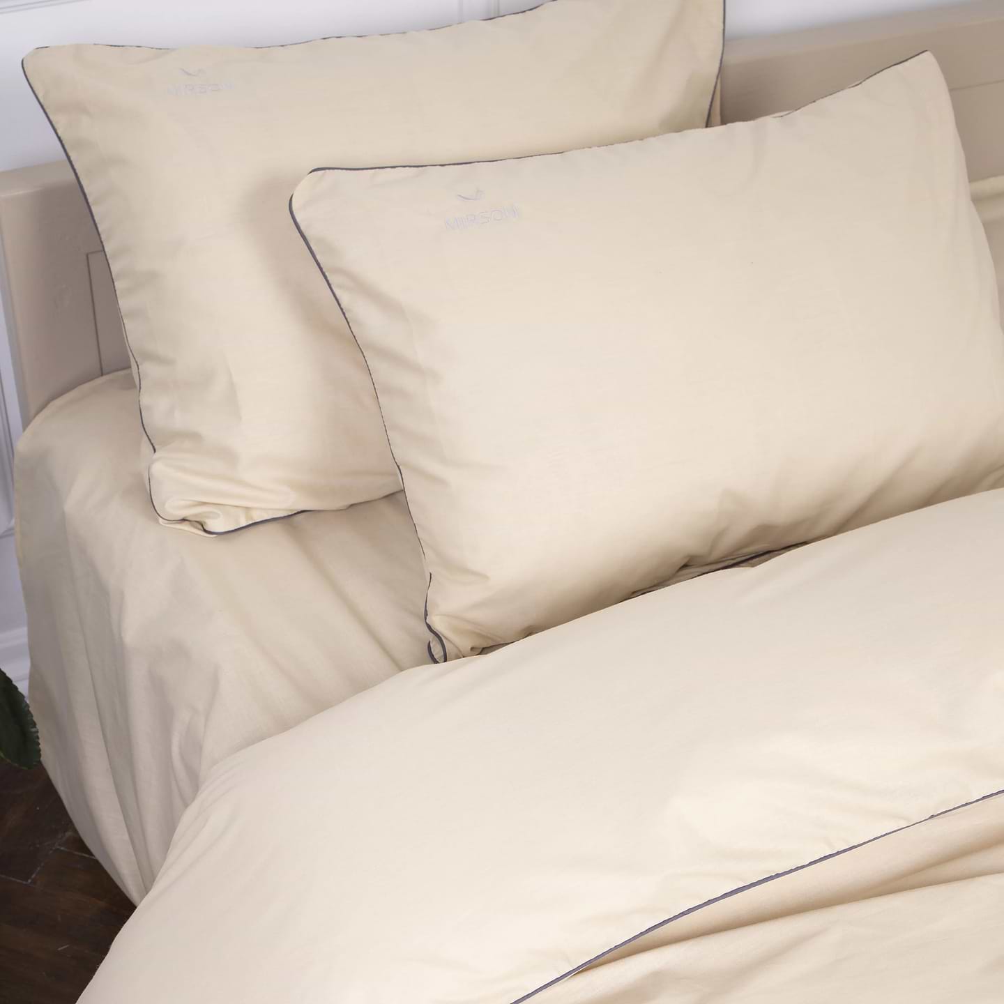 Комплект постельного белья MirSon Ranforce Elite Corner 12-0712 Calvina 2x160x220 см (2200008401252)