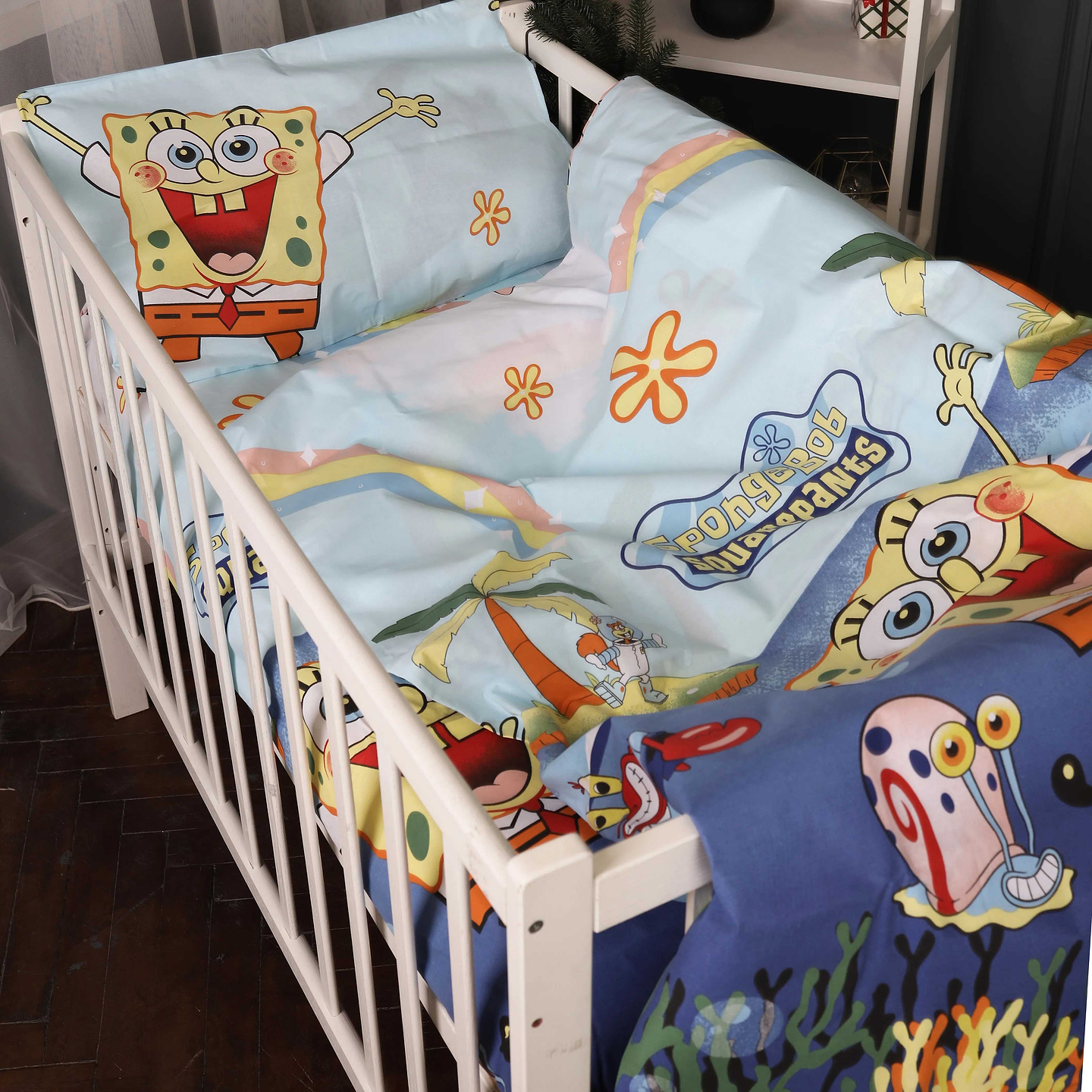 Комплект постельного белья MirSon Бязь 17-0684 Spanch Bob 220х240 (2200010258011)