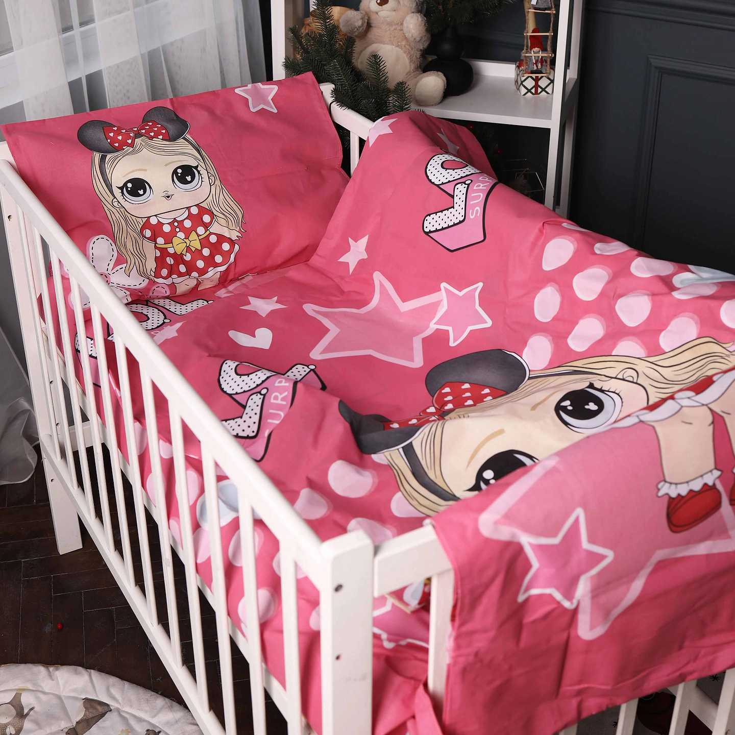 Комплект постельного белья MirSon 160х220 17-0699 LOL Dolls Ranforce Elite (2200010456752)