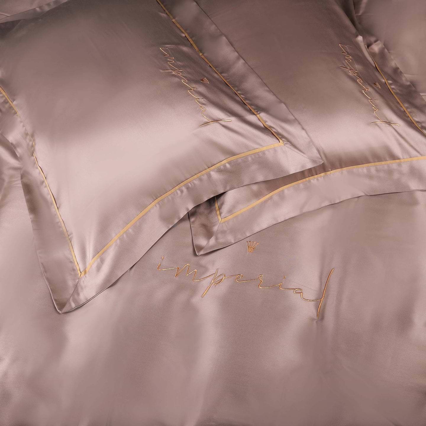 Комплект постельного белья MirSon Imperial Tencel №08 Beige 2 x 160 x 220 см (2200010756241)