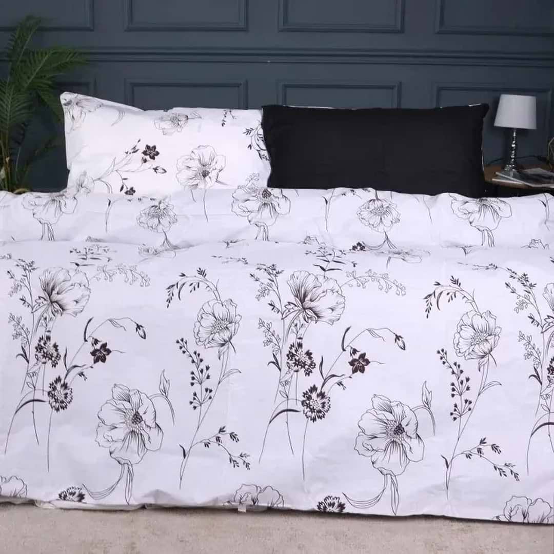 Комплект постільної білизни MirSon 160х220 см 17-0727 Shadow Bloom Ranforce Elite (2200010773248)